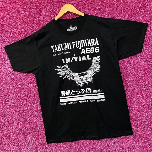 Initial D Takumi Fujiwara Toyota Sprinter Trueno AE86 Fujiwara Tofu Shop Anime T - Picture 3 of 4